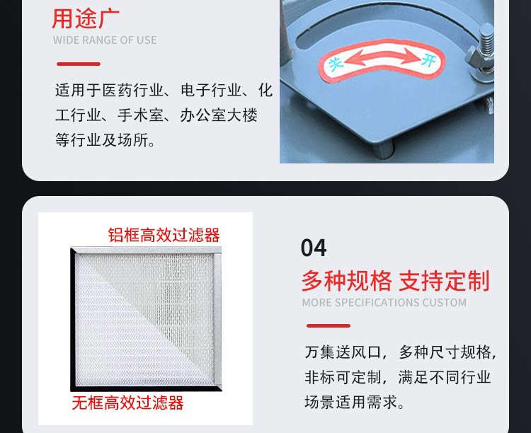 高效送风口之高效过滤器