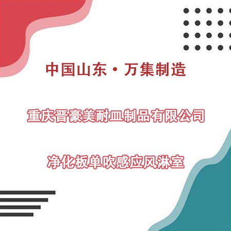 重庆某皿制品公司采购净化板单吹风淋室